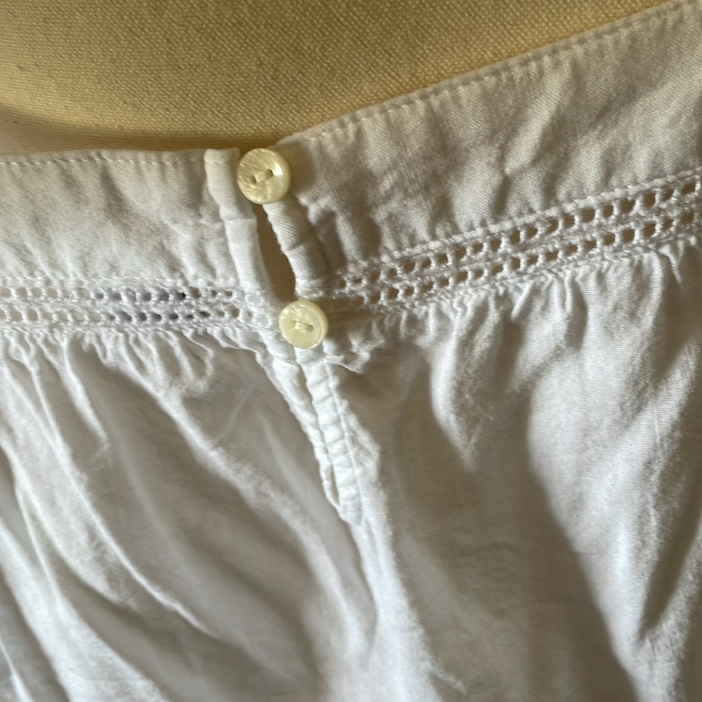 Cute, detailed, white Old Navy Tank Top! - Picture 3 of 7
